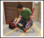 Sealey FTAL12 Fold Down Trestle with Adjustable Legs - Pair