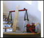 Sealey FTAL12 Fold Down Trestle with Adjustable Legs - Pair