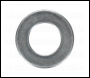 Sealey FWA1224 Zinc Plated Form A Flat Washer M12 x 24mm, DIN 125 - Pack of 100