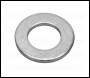 Sealey FWA1428 Flat Washer DIN 125 M14 x 28mm Form A Zinc Pack of 50