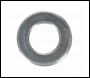 Sealey FWA612 Flat Washer DIN 125 - M6 x 12mm Form A Zinc Pack of 100