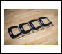 Sealey GCC01 Junior C-Clamp Set 64 x 64mm 4pc