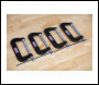 Sealey GCC02 Junior C-Clamp Set 76 x 35mm 4pc