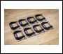 Sealey GCC03 Junior C-Clamp Set 38 x 38mm 8pc
