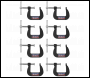 Sealey GCC05 Junior C-Clamp Set 28 x 28mm 8pc