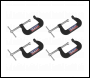 Sealey GCC06 Junior C-Clamp Set 51 x 32mm 4pc