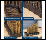 Sealey GDH79 Heavy-Duty 52 Hole Drill Bit Stand