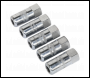 Sealey GGE5 4-Jaw Heavy-Duty Hydraulic Connector 1/8 inch BSP - Pack of 5