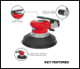 Sealey GSA04 Generation Air Palm Random Orbital Sander 150mm