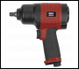 Sealey GSA6002 Generation Composite Twin Hammer Air Impact Wrench 1/2 inch Sq Drive