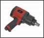 Sealey GSA6004 Composite Air Impact Wrench 3/4 inch Sq Drive -  Twin Hammer