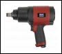 Sealey GSA6004 Composite Air Impact Wrench 3/4 inch Sq Drive -  Twin Hammer