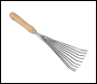 Sealey GTWH001 Premier Leaf Hand Rake with Ash Handle & Stainless Steel Tines
