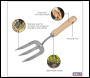 Sealey GTWH007 Premier Garden Hand Fork with Ash Handle & Stainless Steel Tines