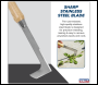 Sealey GTWH009 Premier Weeding Knife with Ash Handle & Stainless Steel Blade