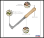 Sealey GTWH009 Premier Weeding Knife with Ash Handle & Stainless Steel Blade