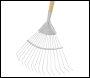 Sealey GTWH010 Premier Lawn Rake with Long Ash Handle & Stainless Steel Tines