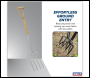 Sealey GTWH016 Premier Digging Fork with Ash Handle & Stainless Steel Tines