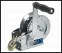 Sealey GWW1200M Geared Hand Winch 540kg Capacity with Webbing Strap