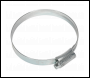 Sealey HCJ4 HI-GRIP® Hose Clip Zinc Plated Ø70-90mm Pack of 10