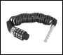 Sealey HGL01 Helmet/Gear Cable Lock