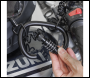 Sealey HGL02 Helmet/Gear Lock With Cable