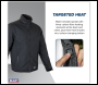 Sealey HJ07KIT 5V Heated Rain Jacket with Power Bank 20Ah - Large