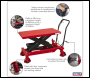 Sealey HPT1000 Hydraulic Scissor Lift Platform Table 1000kg Capacity