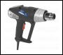 Sealey HS104K Deluxe Hot Air Gun Kit with LED Display 2000W 80-600°C