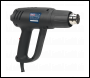Sealey HS107K 2000W Variable Temperature Heat Gun Kit 50-450°C/90-600°C