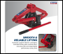 Sealey HSJ07 Hydraulic Scissor Jack 700kg Capacity