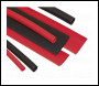 Sealey HST100BR Heat Shrink Tubing Assortment 95pc 100mm Black & Red