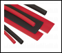 Sealey HST100BR Heat Shrink Tubing Assortment 100mm 95pc - Black & Red