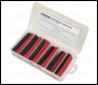 Sealey HST100BR Heat Shrink Tubing Assortment 100mm 95pc - Black & Red