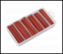 Sealey HST100R Heat Shrink Tubing Assortment 100mm 95pc - Red