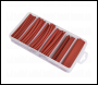 Sealey HST100R Heat Shrink Tubing Assortment 100mm 95pc - Red