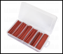 Sealey HST100R Heat Shrink Tubing Assortment 100mm 95pc - Red
