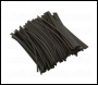 Sealey HST200B Heat Shrink Tubing Black 200mm 100pc