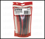 Sealey HST200BR Heat Shrink Tubing Black & Red 200mm 100pc