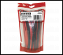 Sealey HST200BR Heat Shrink Tubing 200mm 100pc - Black & Red