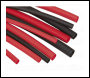 Sealey HST501BR Heat Shrink Tubing Assortment 50 & 100mm 180pc - Black & Red