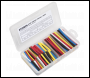 Sealey HST501MC Heat Shrink Tubing Assortment 180pc 50 & 100mm Mixed Colours