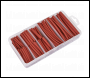 Sealey HST501R Heat Shrink Tubing Assortment 50 & 100mm 180pc - Red