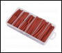 Sealey HST501R Heat Shrink Tubing Assortment 50 & 100mm 180pc - Red