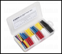 Sealey HST50MC Heat Shrink Tubing Assortment 190pc 50mm Mixed Colours