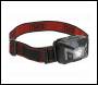 Sealey HT03LED Head Torch 3W SMD & 2 Red LED 3 x AAA Cell with Auto-Sensor