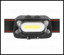 Sealey HT08R Rechargeable Head Torch with Auto-Sensor 8W COB LED