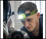 Sealey HT08RG Rechargeable Head Torch with Auto-Sensor 8W COB LED - Green