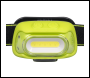 Sealey HT08RG Rechargeable Head Torch with Auto-Sensor 8W COB LED - Green