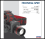Sealey HT103LED Head & Hat Torch 3W SMD LED